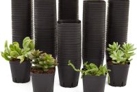 Plastic small plant pots